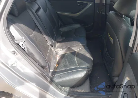 2013 Hyundai Elantra Limited from USA, damaged, VIN KMHDH4AE2DU507813